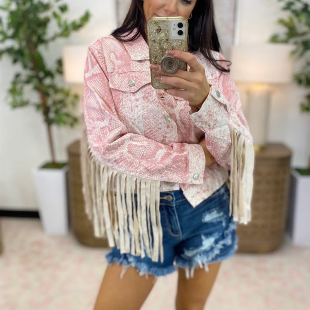 Snake Fringe Jacket 🐍